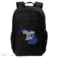 Higgins Lake Michigan MI Map Backpack thumb 0