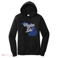 Higgins Lake Michigan MI Map Women's Hoodie thumb 0