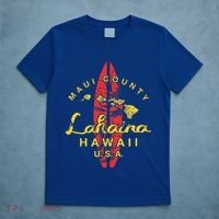 Hawaii Lahaina Maui Vintage Hawaiian Islands Surf T-Shirt thumb 5