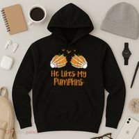 He Likes My Pumpkins Matching Couples Pumpkin Halloween Hoodie thumb 3