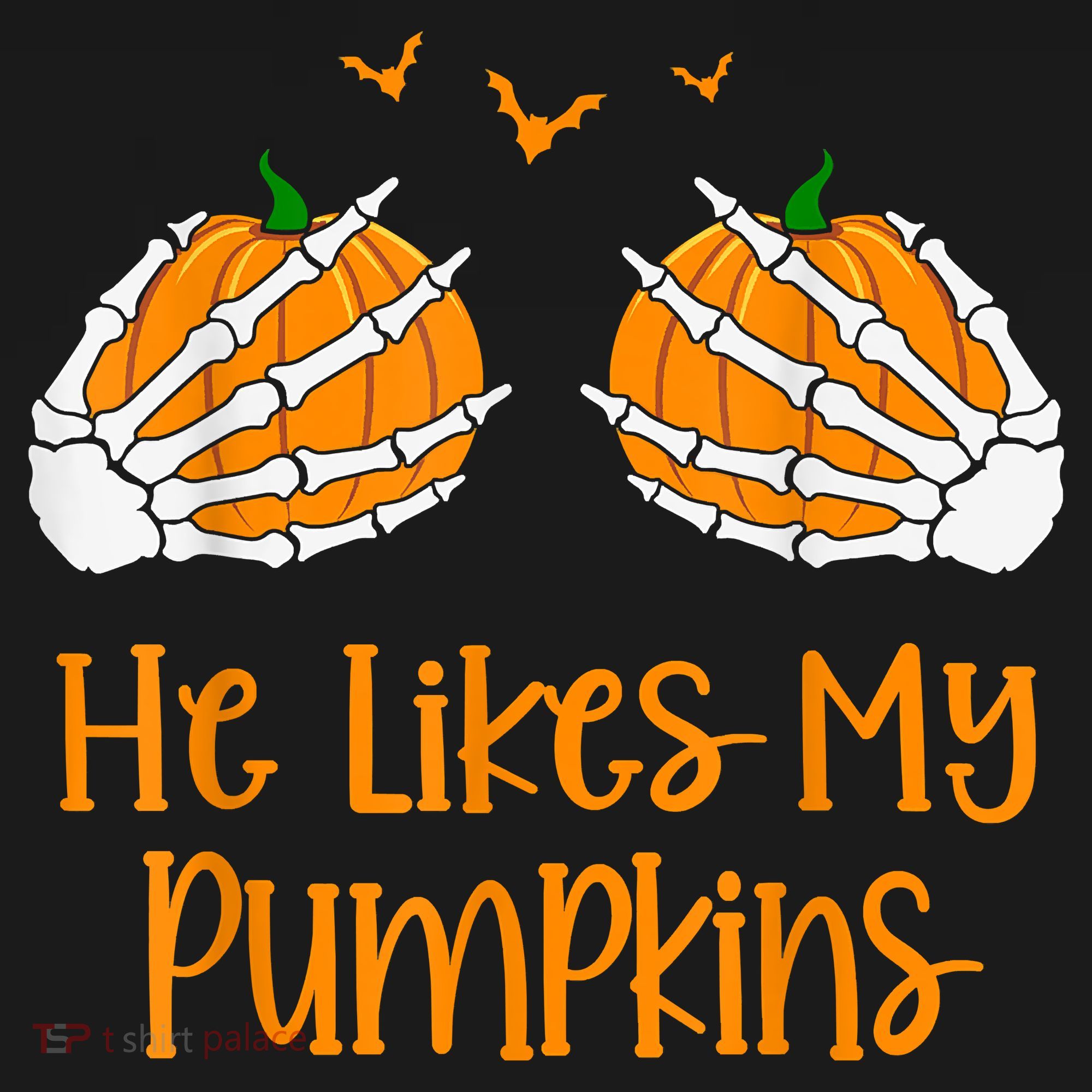 He Likes My Pumpkins Matching Couples Pumpkin Halloween Mousepad