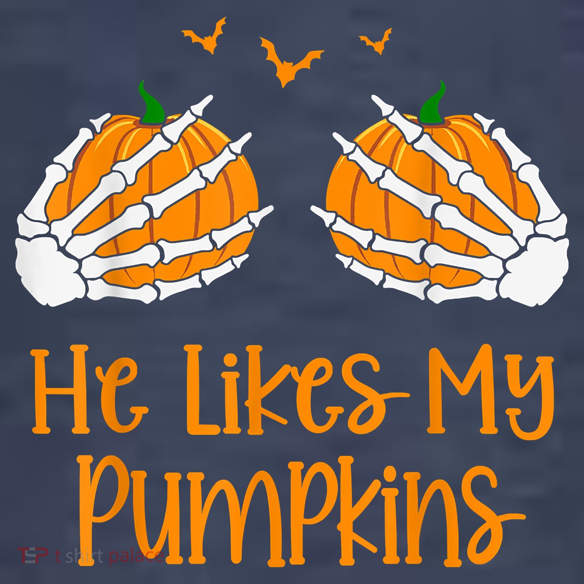 He Likes My Pumpkins Matching Couples Pumpkin Halloween Tank Top
