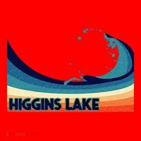 Higgins Lake Michigan Retro Boating Sailing & Fishing Santa Hat thumb 1