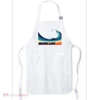 Higgins Lake Michigan Retro Boating Sailing & Fishing Apron thumb 0
