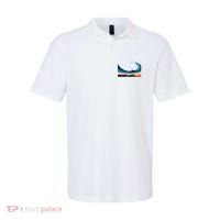 Higgins Lake Michigan Retro Boating Sailing & Fishing Polo thumb 0