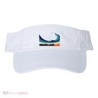 Higgins Lake Michigan Retro Boating Sailing & Fishing Visor thumb 0