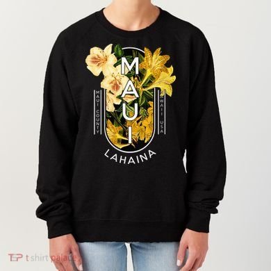 Hawaii Lahaina Maui Floral Women's Sweatshirt