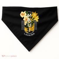 Hawaii Lahaina Maui Floral USA-Made Doggie Bandana thumb 0