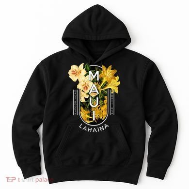 Hawaii Lahaina Maui Floral Hoodie