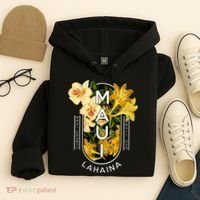 Hawaii Lahaina Maui Floral Hoodie thumb 4