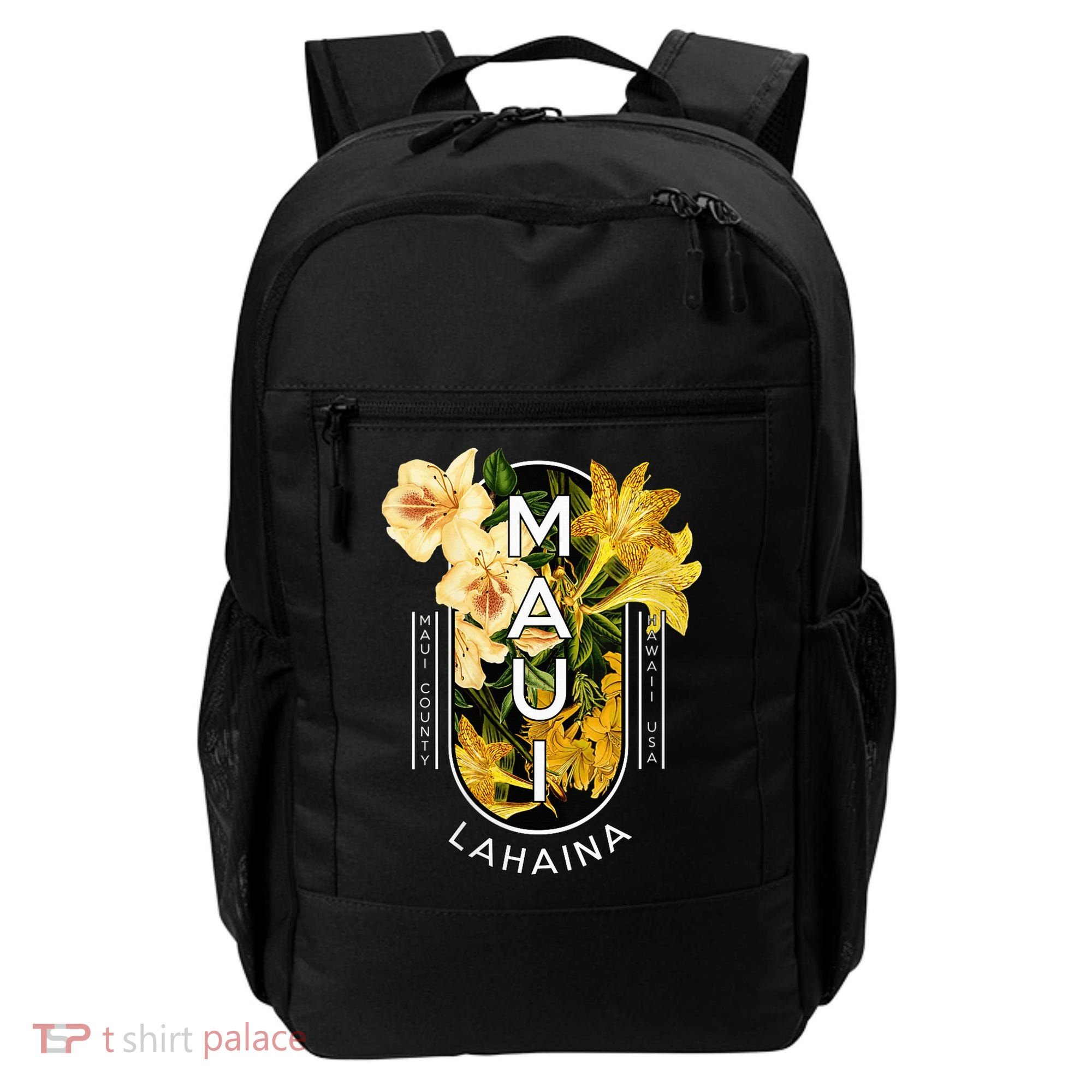 Hawaii Lahaina Maui Floral Backpack