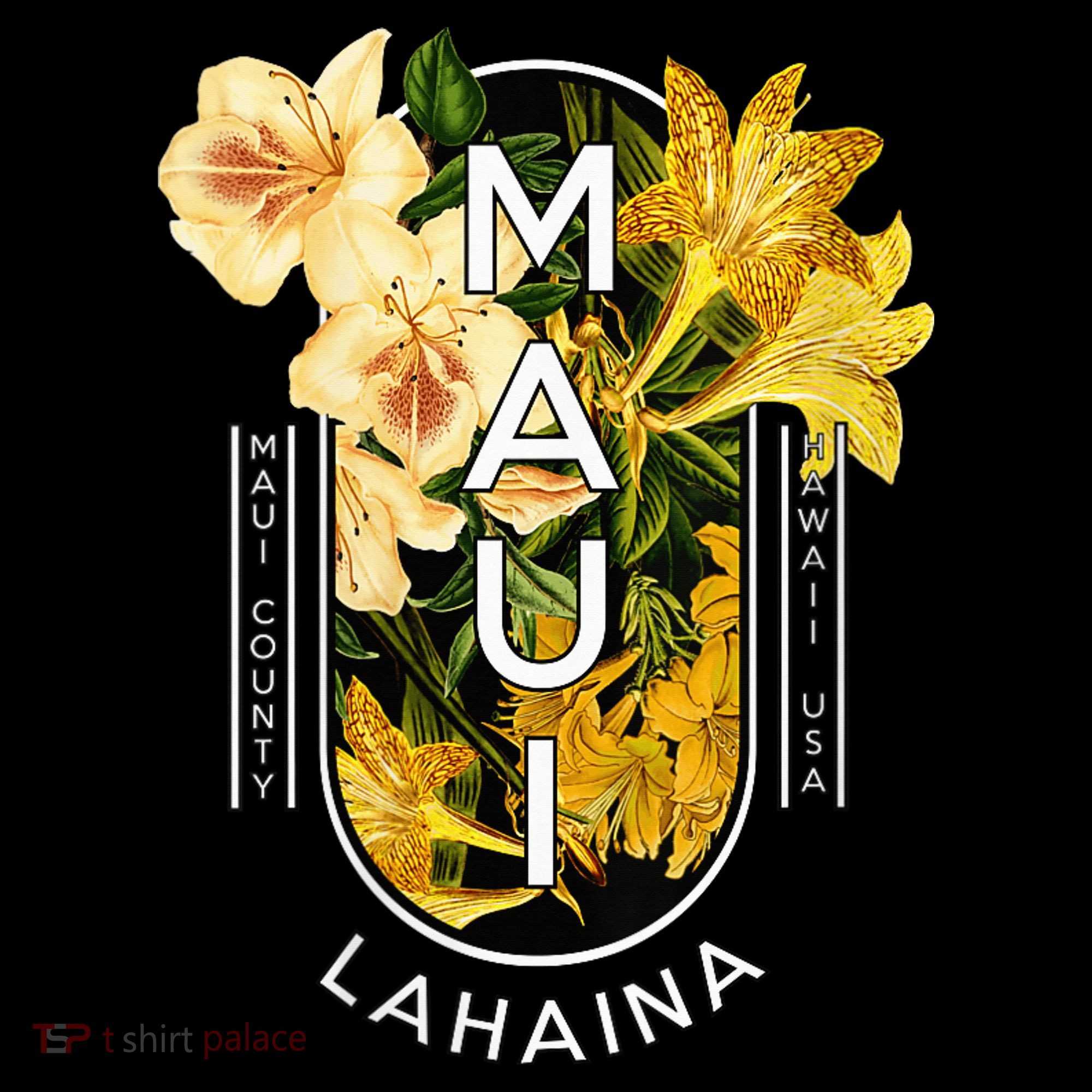 Hawaii Lahaina Maui Floral Women's Hoodie