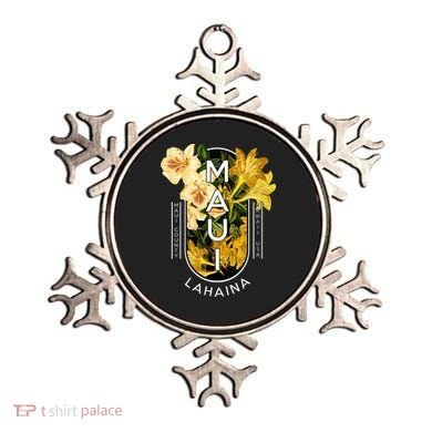 Hawaii Lahaina Maui Floral Ornament
