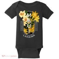Hawaii Lahaina Maui Floral Baby Bodysuit thumb 0