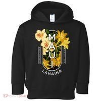 Hawaii Lahaina Maui Floral Toddler Hoodie thumb 0