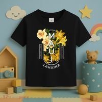 Hawaii Lahaina Maui Floral Toddler T-Shirt thumb 3