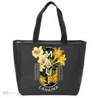 Hawaii Lahaina Maui Floral Tote Bag thumb 0