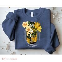 Hawaii Lahaina Maui Floral Sweatshirt thumb 2