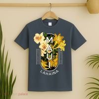 Hawaii Lahaina Maui Floral T-Shirt thumb 2