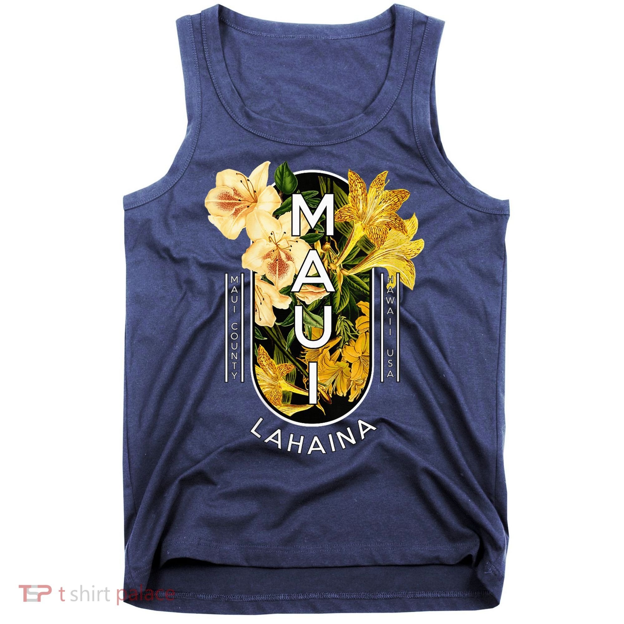 Hawaii Lahaina Maui Floral Tank Top