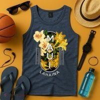 Hawaii Lahaina Maui Floral Tank Top thumb 4