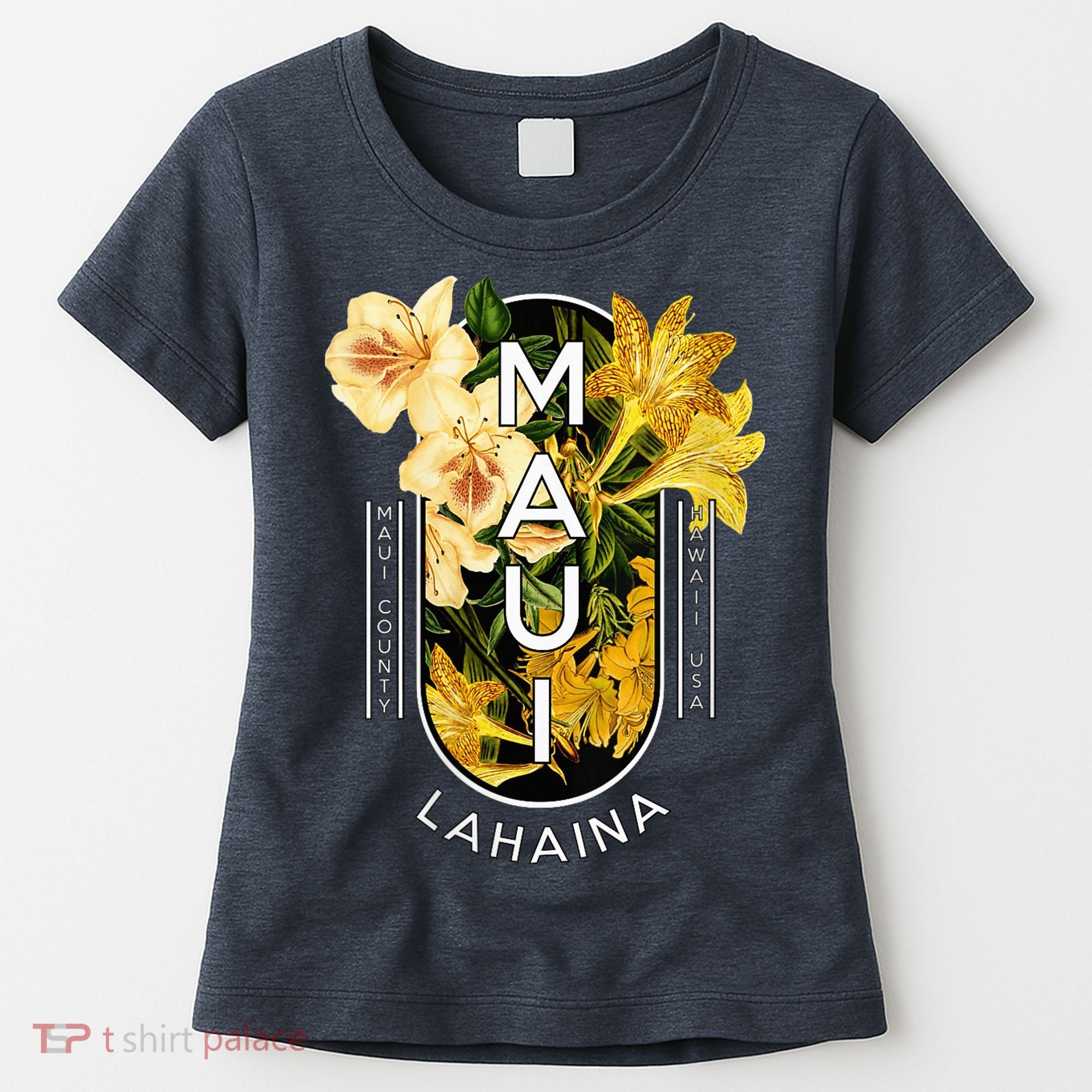 Hawaii Lahaina Maui Floral Women's T-Shirt