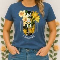 Hawaii Lahaina Maui Floral Women's T-Shirt thumb 2