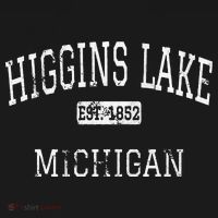 Higgins Lake Michigan MI Vintage T-Shirt thumb 7