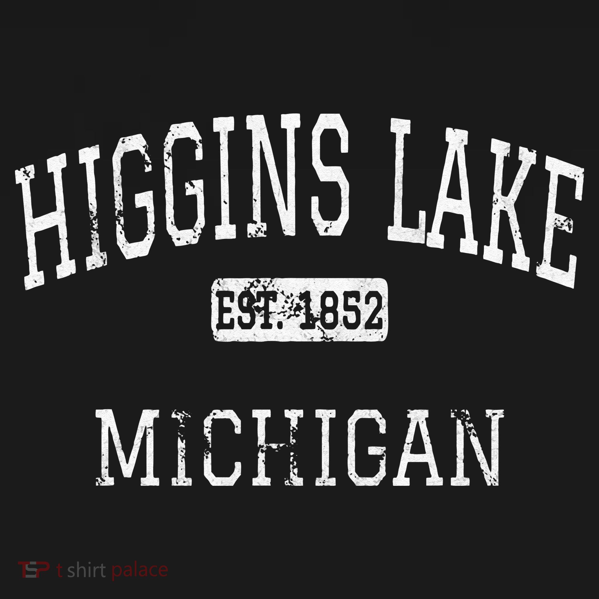 Higgins Lake Michigan MI Vintage T-Shirt