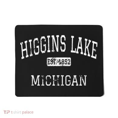 Higgins Lake Michigan MI Vintage Mousepad