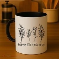 Helping Little Minds Grow Gift For Teacher Coffee Mug thumb 4
