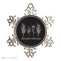 Helping Little Minds Grow Gift For Teacher Ornament thumb 0