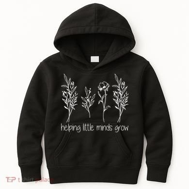 Helping Little Minds Grow Gift For Teacher Kids Hoodie