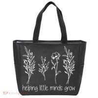 Helping Little Minds Grow Gift For Teacher Tote Bag thumb 0