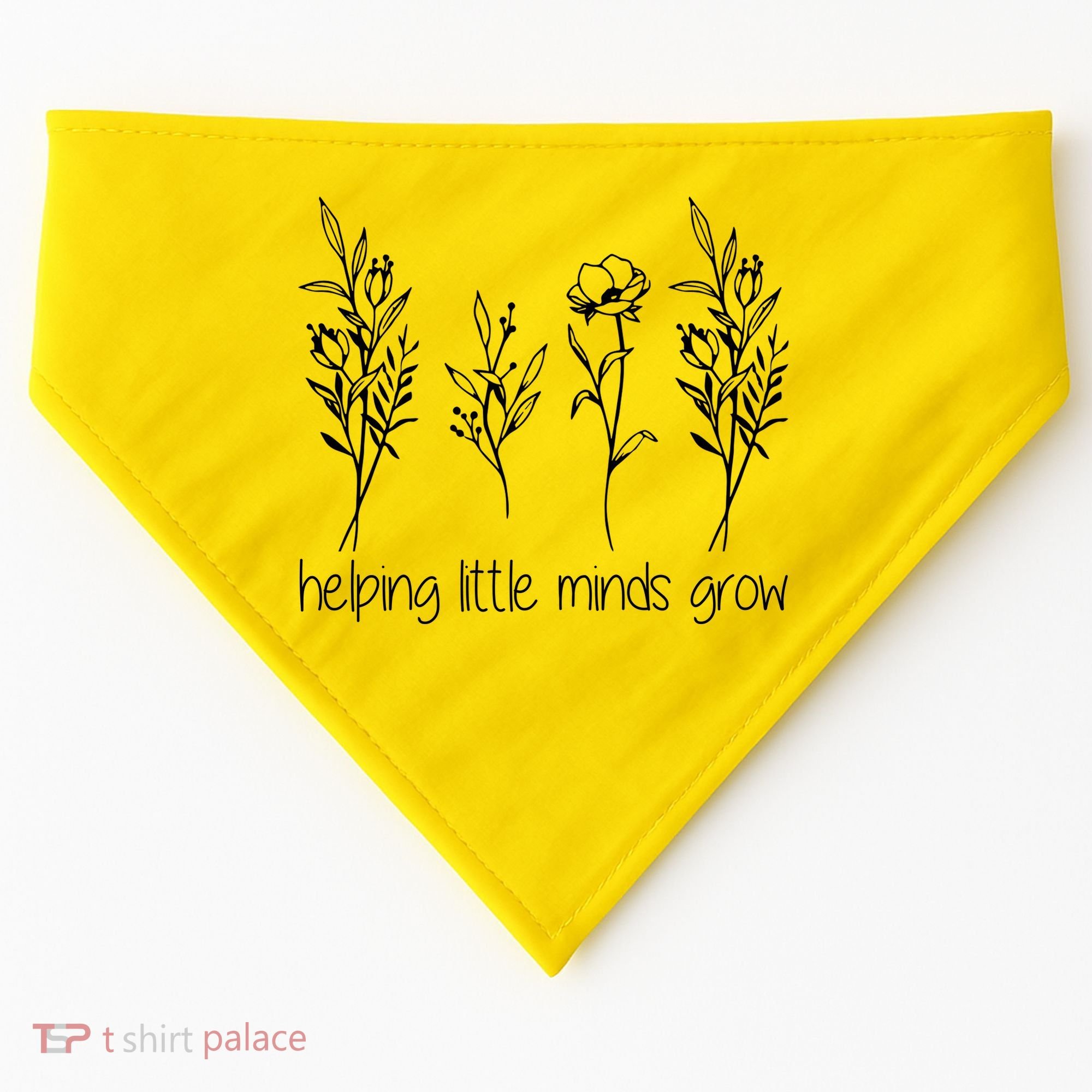 Helping Little Minds Grow Gift For Teacher USA-Made Doggie Bandana