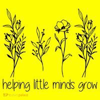 Helping Little Minds Grow Gift For Teacher Long Sleeve Shirt thumb 2
