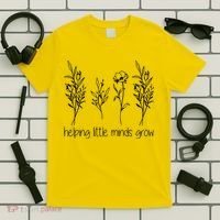 Helping Little Minds Grow Gift For Teacher T-Shirt thumb 5