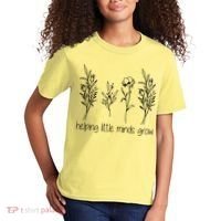 Helping Little Minds Grow Gift For Teacher Kids T-Shirt thumb 2