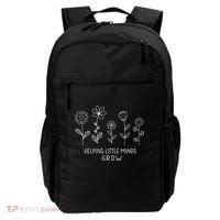 Helping Little Minds Grow Wildflower Kindergarten Teacher Backpack thumb 0