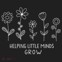 Helping Little Minds Grow Wildflower Kindergarten Teacher Beanie thumb 2