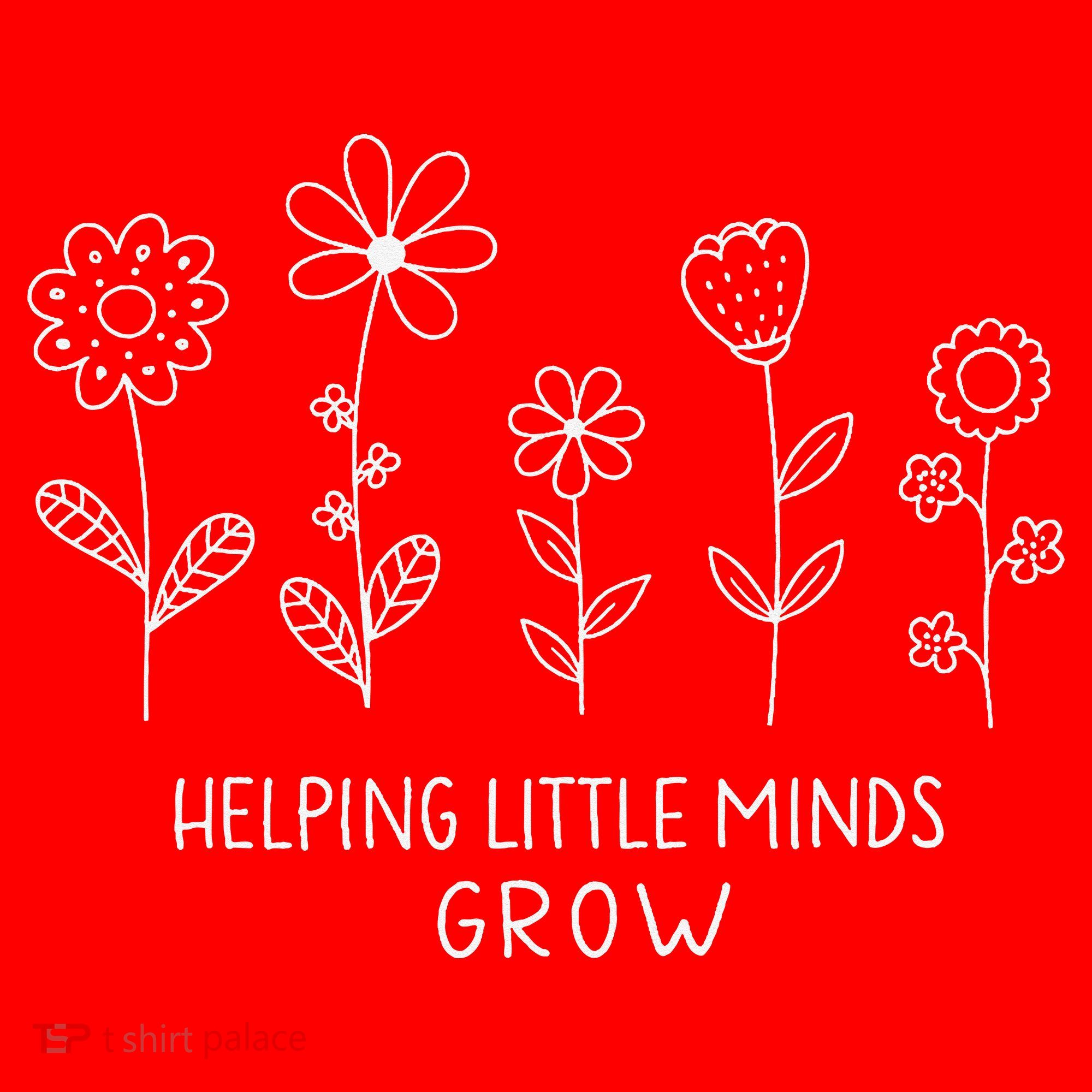 Helping Little Minds Grow Wildflower Kindergarten Teacher Santa Hat
