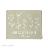 Helping Little Minds Grow Wildflower Kindergarten Teacher Mousepad thumb 0
