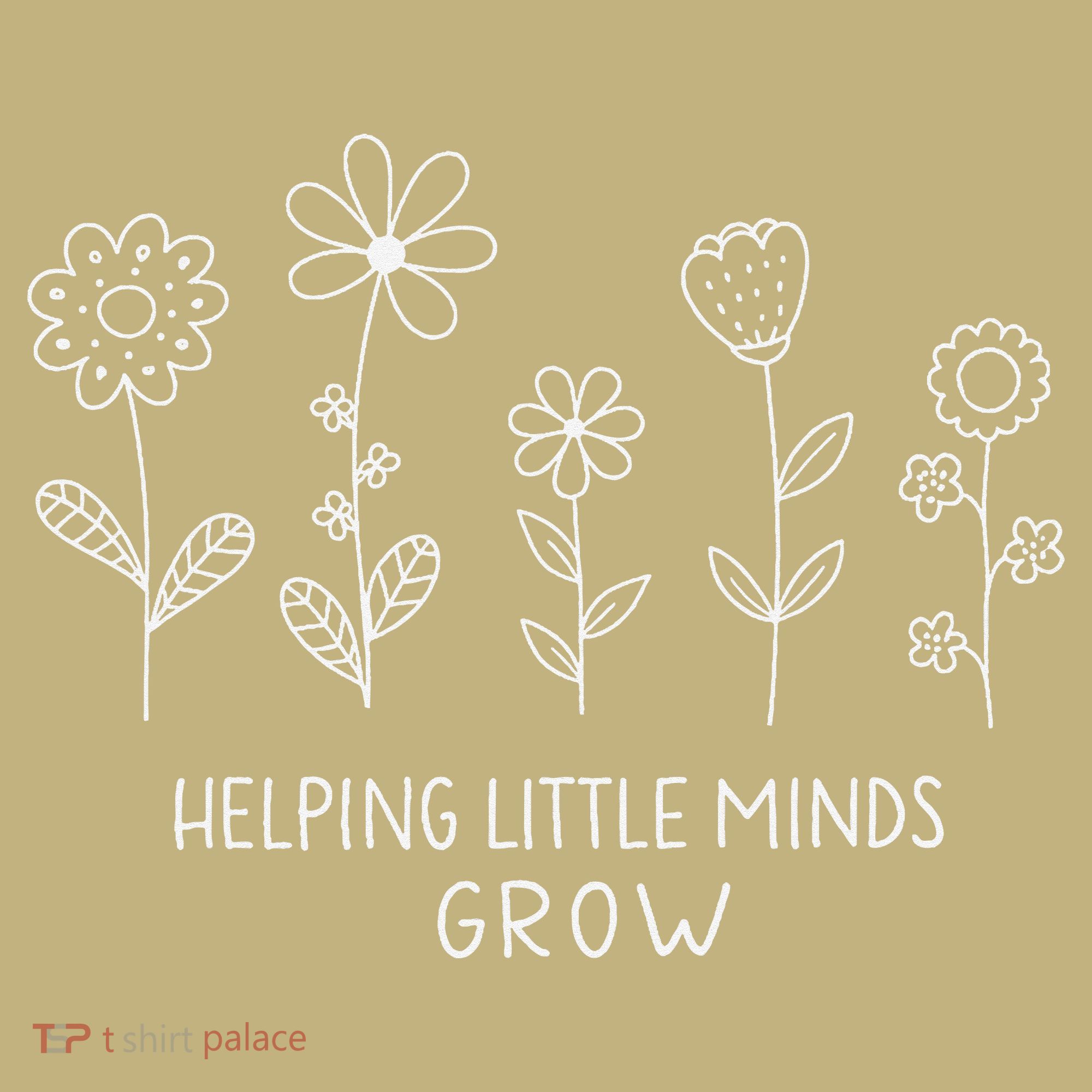 Helping Little Minds Grow Wildflower Kindergarten Teacher Mousepad