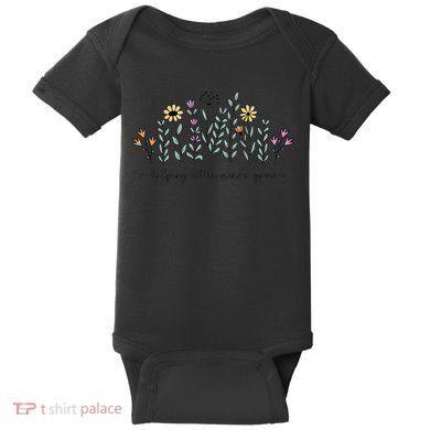 Helping Little Minds Grow Teacher Back To School First Day Baby Bodysuit