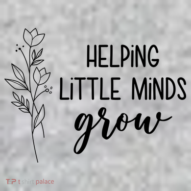 Helping Little Minds Grow Educator Teacher The Baniff Cuffed Pom Beanie