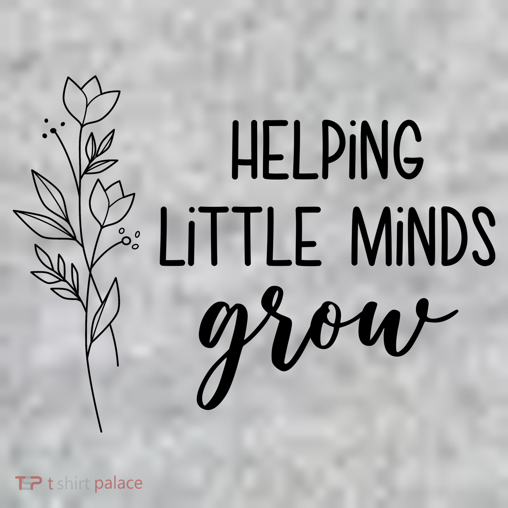 Helping Little Minds Grow Educator Teacher The Baniff Cuffed Pom Beanie