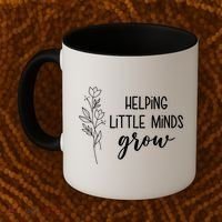 Helping Little Minds Grow Educator Teacher Coffee Mug thumb 2