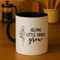 Helping Little Minds Grow Educator Teacher Coffee Mug thumb 4