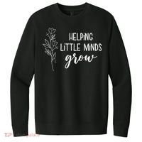Helping Little Minds Grow Educator Teacher V.I.T. Fleece Crew Sweatshirt thumb 0