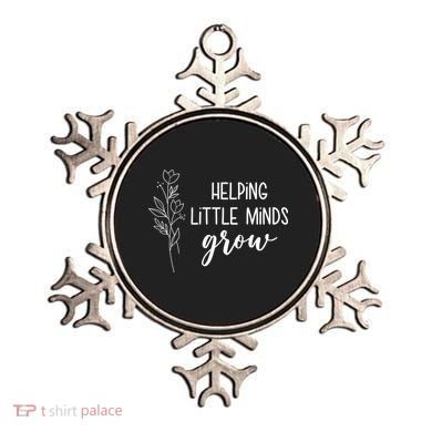 Helping Little Minds Grow Educator Teacher Ornament